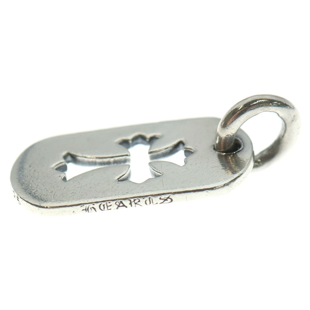CHROME HEARTS(クロムハーツ) D TAG SML CO CRS カットアウトクロスドッグタグ スモール ペンダントトップ シルバー BCA242