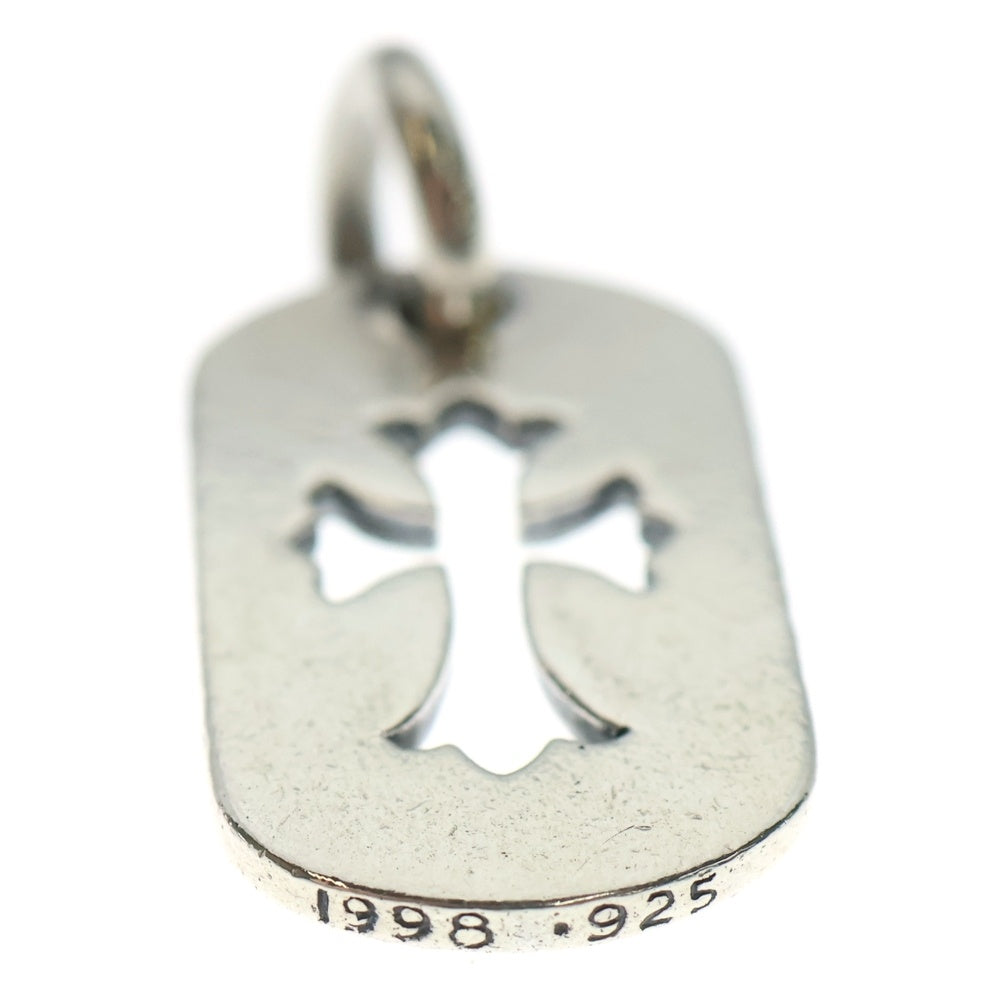 CHROME HEARTS(クロムハーツ) D TAG SML CO CRS カットアウトクロスドッグタグ スモール ペンダントトップ シルバー BCA242