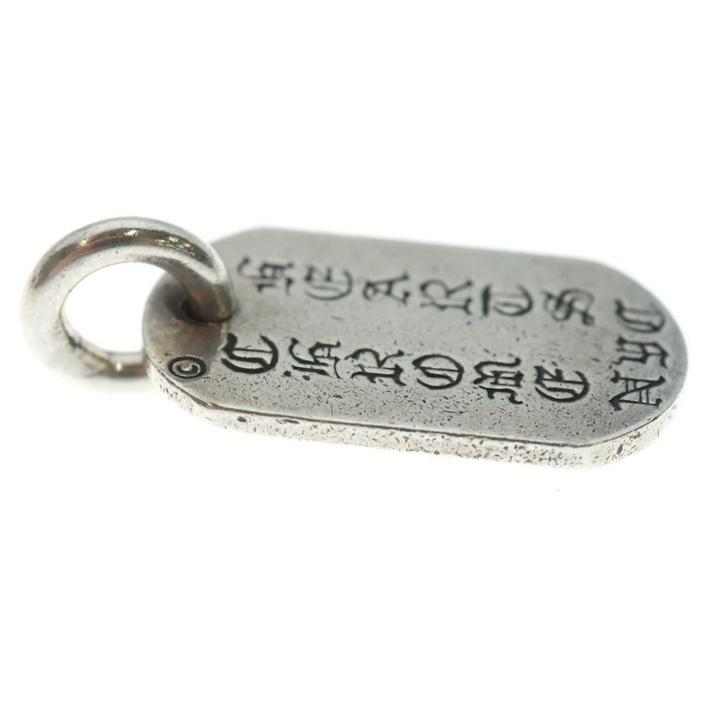 CHROME HEARTS(クロムハーツ) DT SML CO CRS ニューヨーク限定 スモールカットアウトクロス ドッグタグ チャーム ペンダントトップ シルバー
