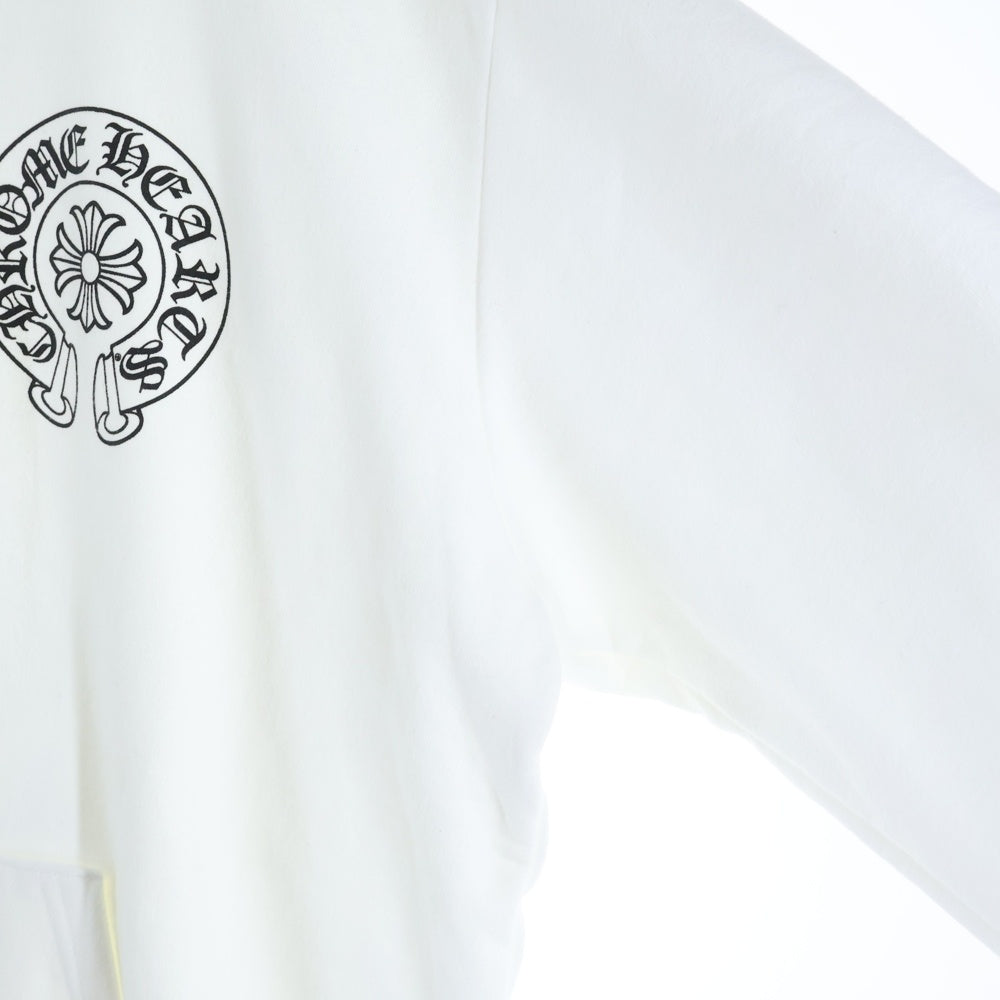 CHROME HEARTS(クロムハーツ) MIAMI Limited Horseshoe Pullover Hoodie マイアミ限定 ホースシュープリント フーデッドプルオーバーパーカー ホワイト