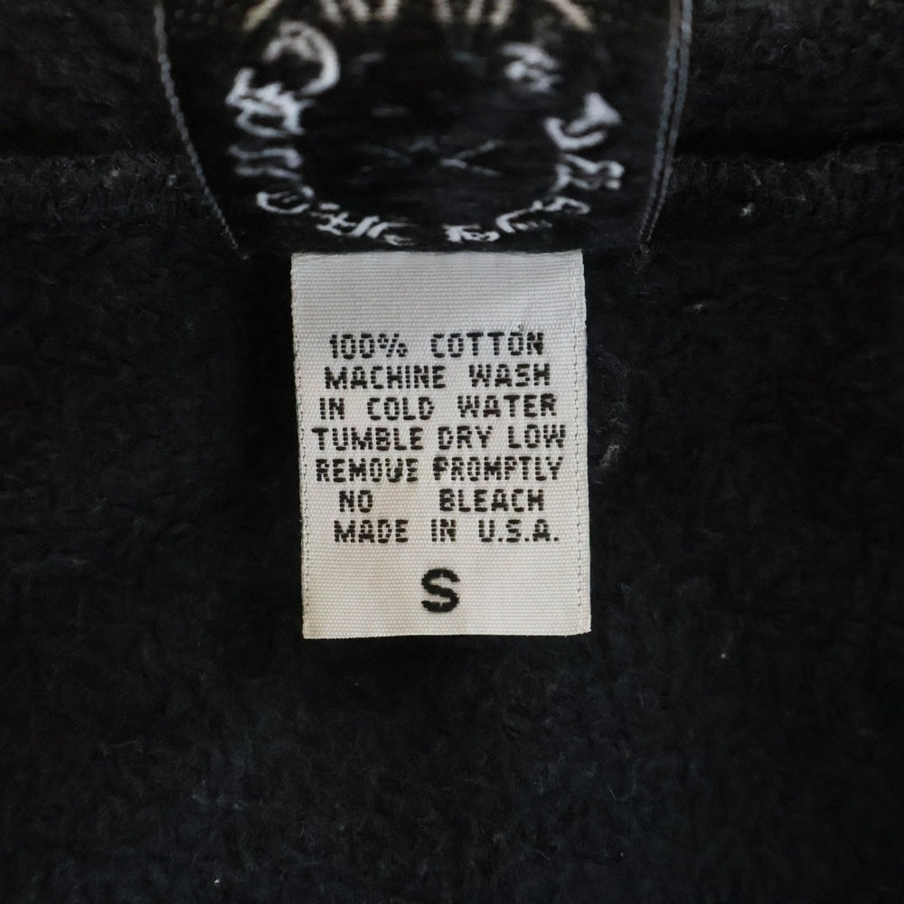 CHROME HEARTS(クロムハーツ) OLD SWTSHRT HD ZIP 袖フローラルプリントジップパーカー ブラック/ホワイト