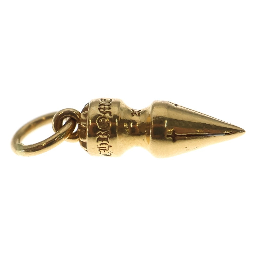CHROME HEARTS(クロムハーツ) 22K SPIKE CHARM スパイク チャーム ゴールドネックレストップ