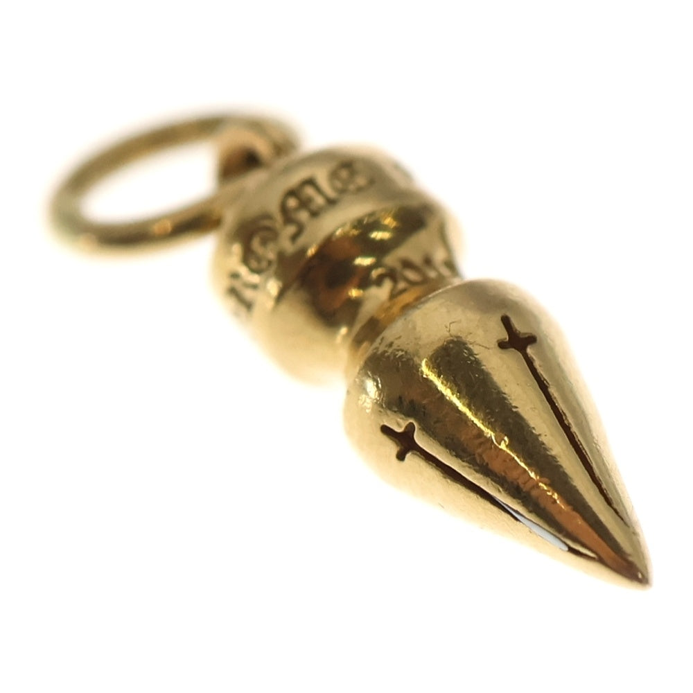 CHROME HEARTS(クロムハーツ) 22K SPIKE CHARM スパイク チャーム ゴールドネックレストップ