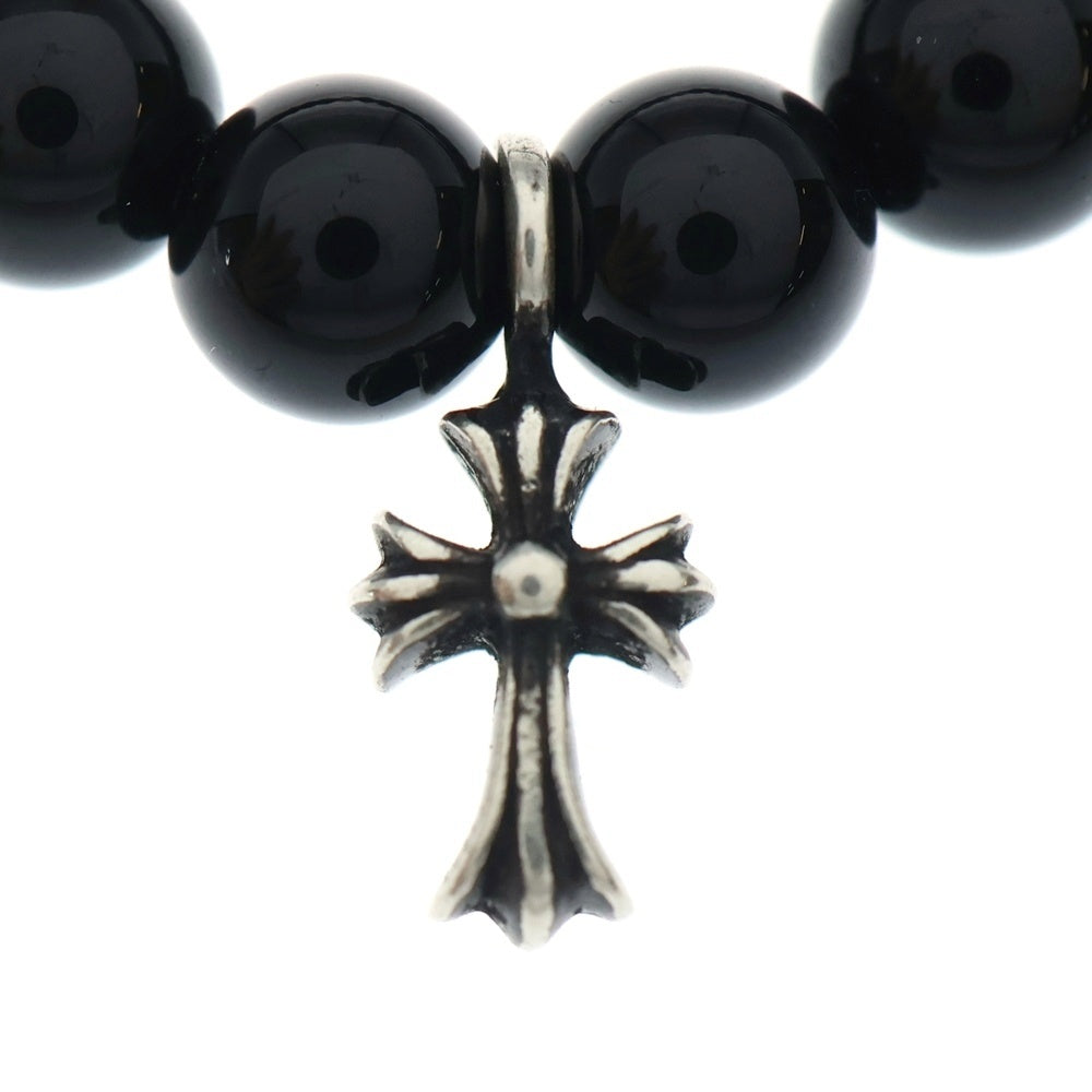 CHROME HEARTS(クロムハーツ) 6mm BEAD 6mmビーズブレス BEAD6mmビーズブレスレット ブラック/シルバー