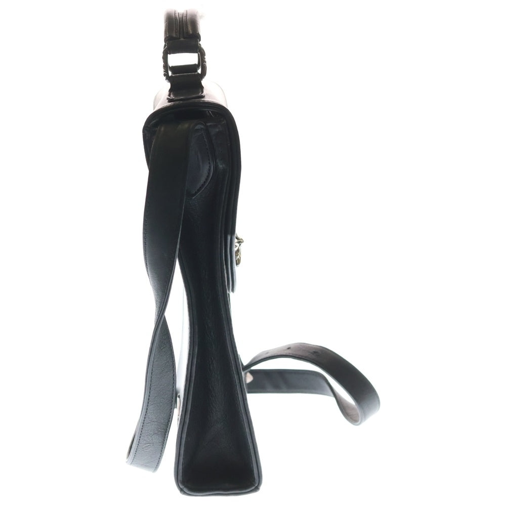 CHROME HEARTS(クロムハーツ) CHプラス装飾2WAYレザーショルダーバッグ ブラック