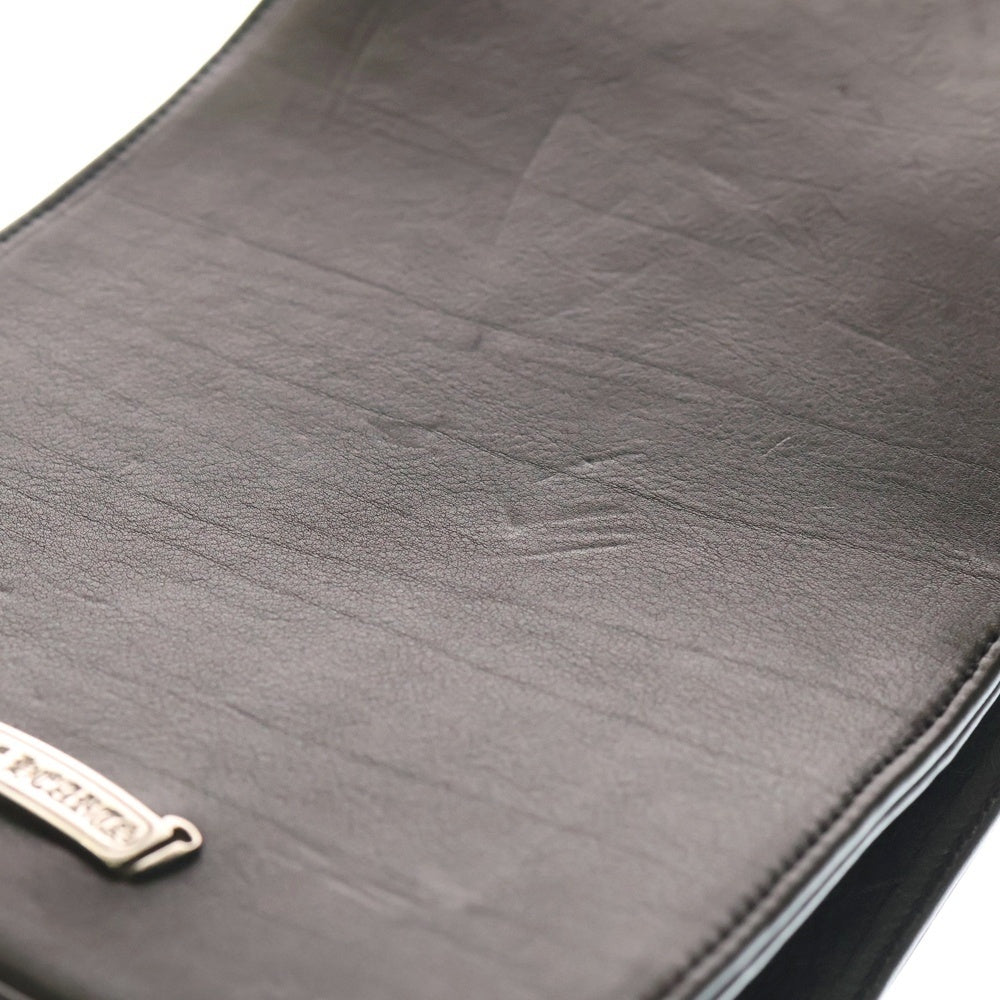 CHROME HEARTS(クロムハーツ) CHプラス装飾2WAYレザーショルダーバッグ ブラック