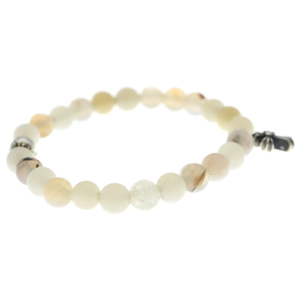 CHROME HEARTS(クロムハーツ) 6mm BEAD 6mmビーズブレス BEAD6mmビーズブレスレット ホワイト/シルバー