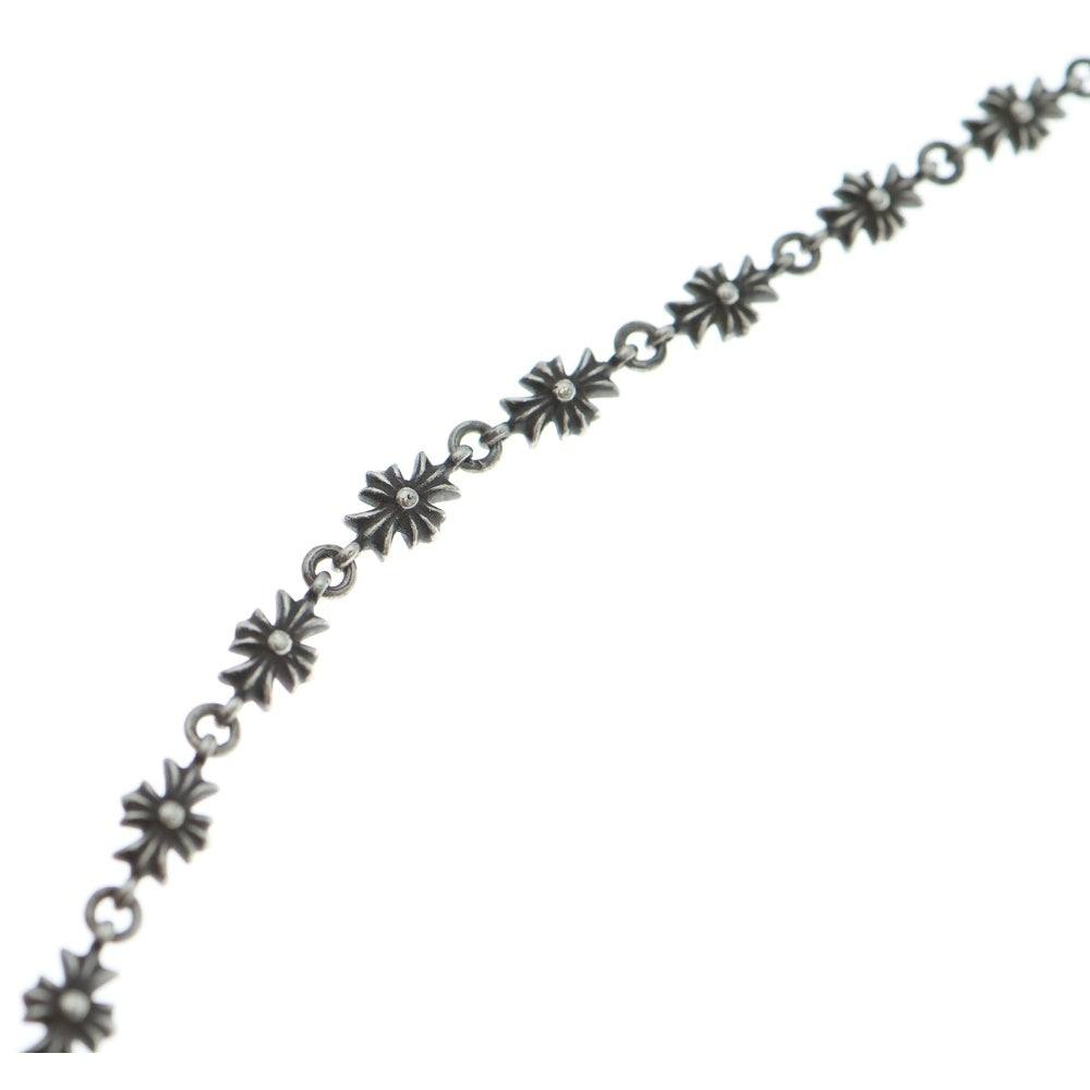 CHROME HEARTS(クロムハーツ) CHKE CHN TNYE W CH CRS タイニーE チョークチェーン ロザリオ ネックレス シルバー BCA226