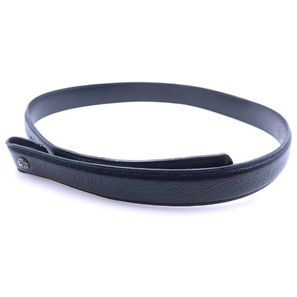 CHROME HEARTS(クロムハーツ) 1.0 STRAP 1.0inchスクロールレーベルリベッツ レザーベルト