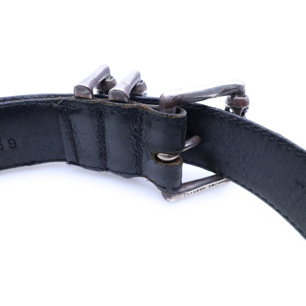 CHROME HEARTS(クロムハーツ) BLT ROLLER 3PC 1.5inch 3PCローラーバックル レザーベルト ブラック