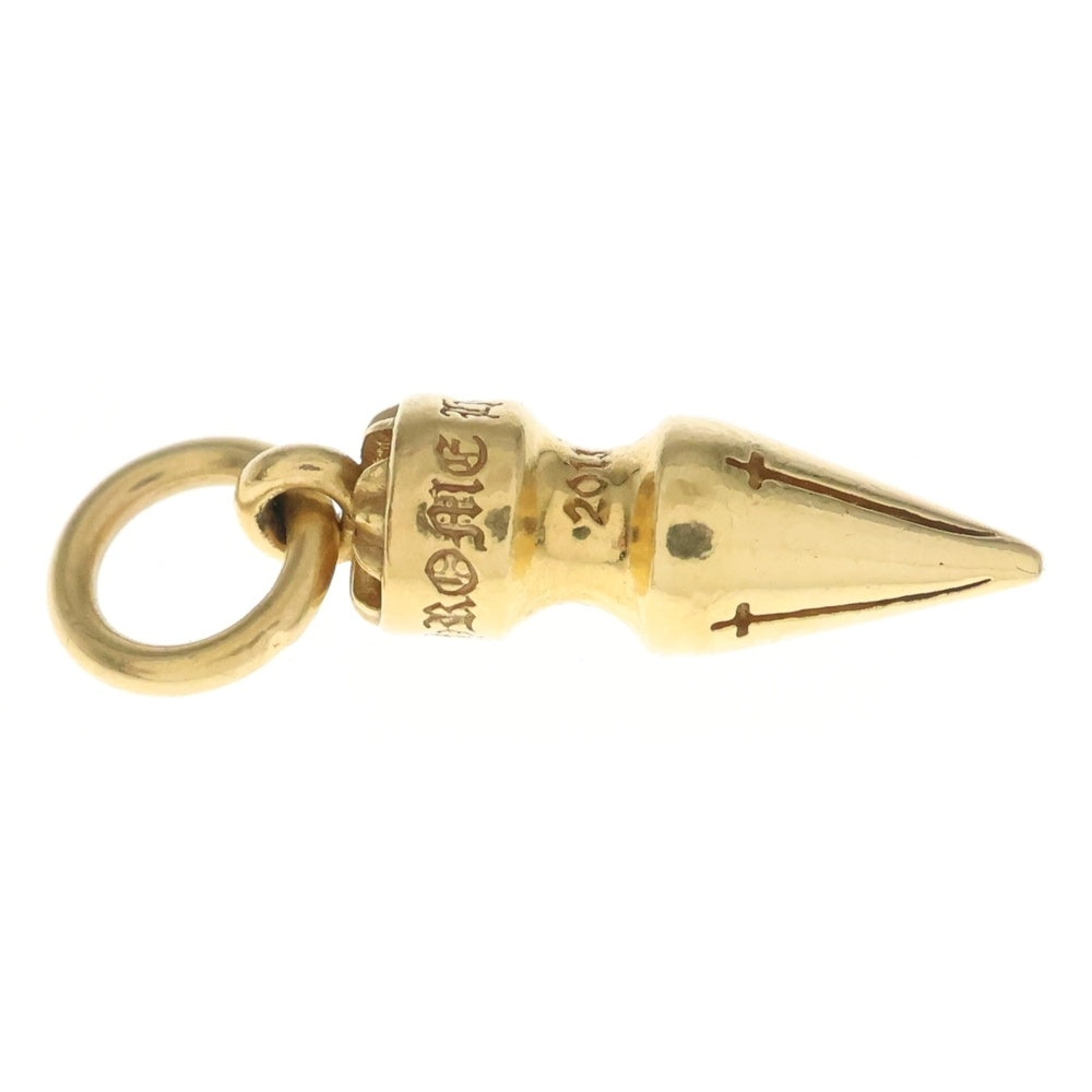 CHROME HEARTS(クロムハーツ) 22K SPIKE CHARM スパイク チャーム ネックレストップ ゴールド