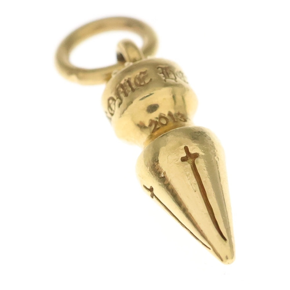 CHROME HEARTS(クロムハーツ) 22K SPIKE CHARM スパイク チャーム ネックレストップ ゴールド