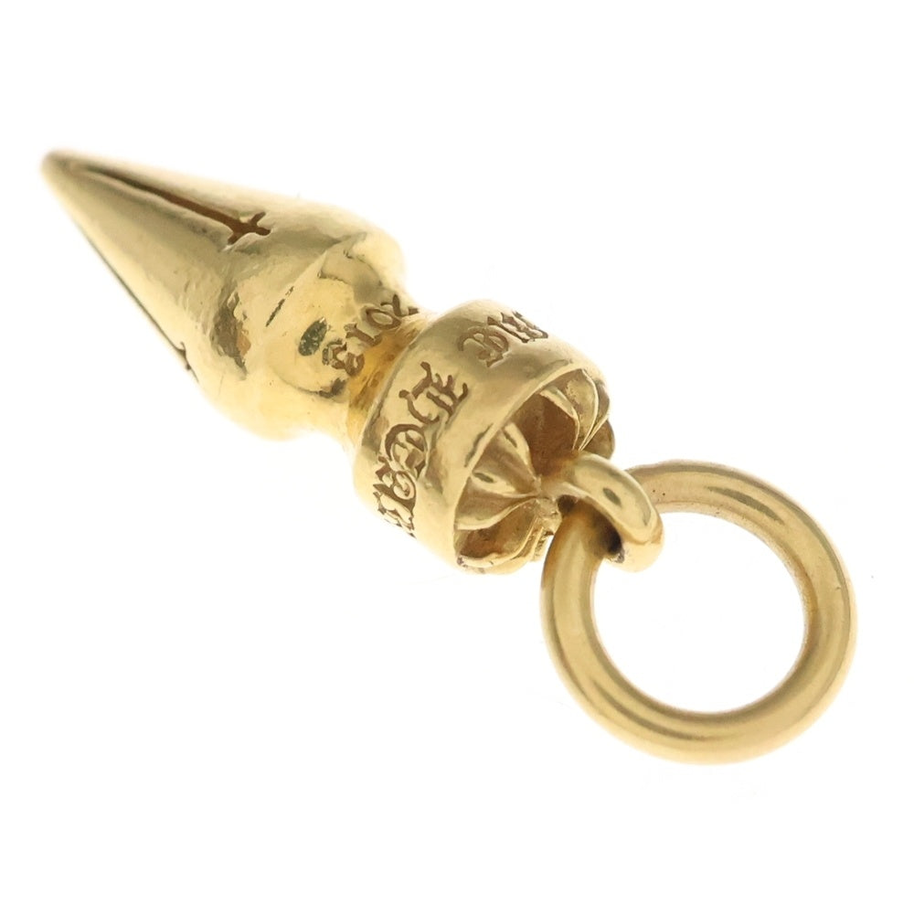 CHROME HEARTS(クロムハーツ) 22K SPIKE CHARM スパイク チャーム ネックレストップ ゴールド
