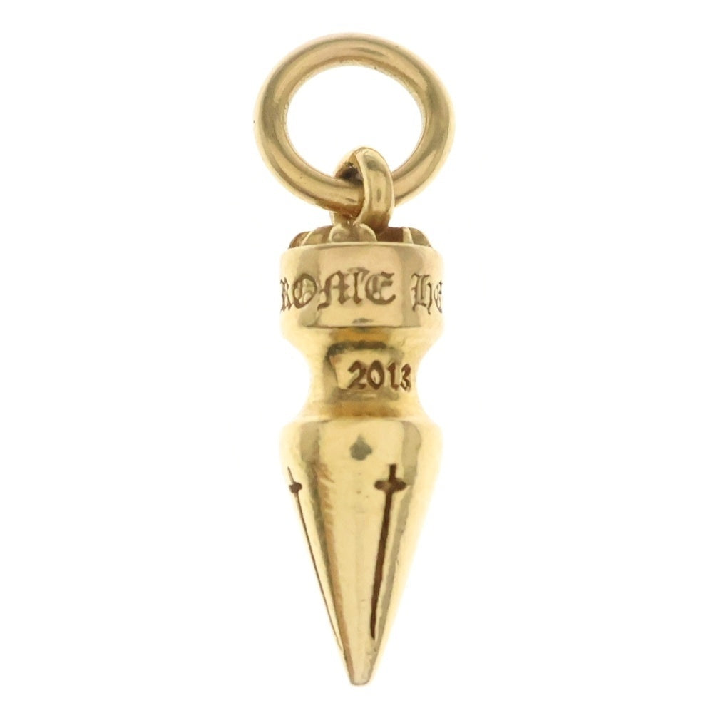 CHROME HEARTS(クロムハーツ) 22K SPIKE CHARM スパイク チャーム ネックレストップ ゴールド