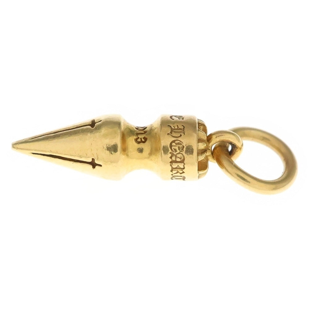 CHROME HEARTS(クロムハーツ) 22K SPIKE CHARM スパイク チャーム ネックレストップ ゴールド
