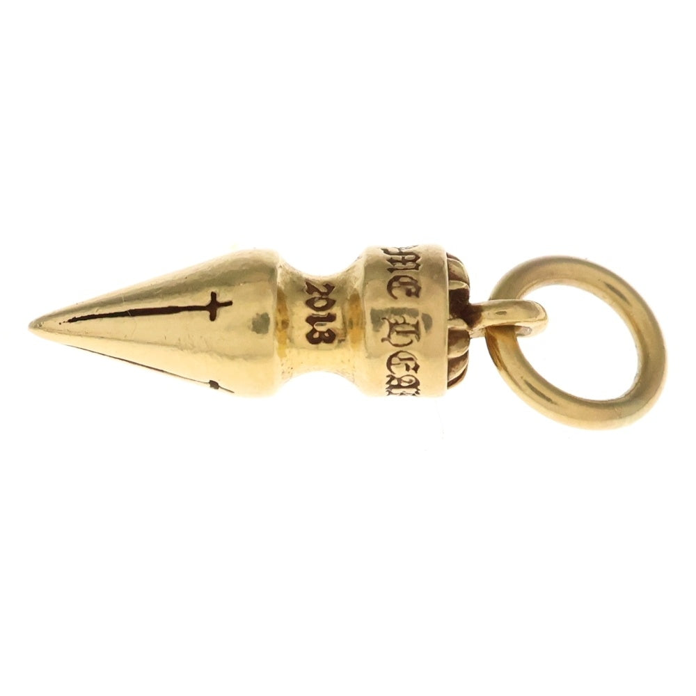 CHROME HEARTS(クロムハーツ) 22K SPIKE CHARM スパイク チャーム ネックレストップ ゴールド