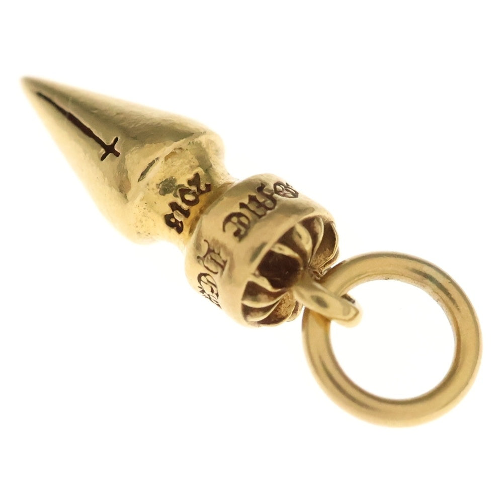 CHROME HEARTS(クロムハーツ) 22K SPIKE CHARM スパイク チャーム ネックレストップ ゴールド
