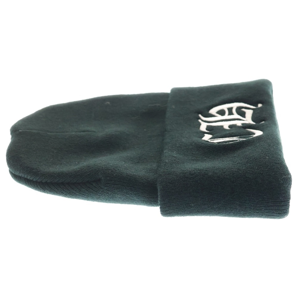 CHROME HEARTS(クロムハーツ) ACRYLIC WATCH CAP アクリルワッチキャップ CHロゴ刺繍アクリルビーニー帽子 ブラック