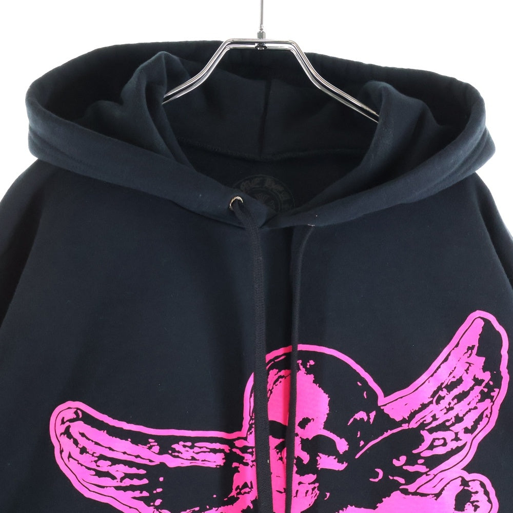 CHROME HEARTS(クロムハーツ) FOTI SWTSHRT フォティプリントパーカー ピンク/ブラック