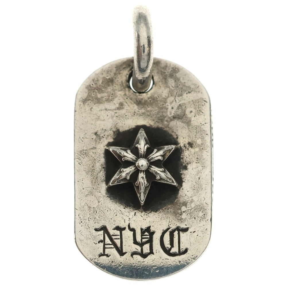 CHROME HEARTS(クロムハーツ) RAISED STAR DOGTAG NYC限定 レイズド 