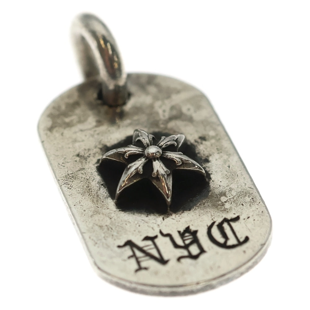 CHROME HEARTS(クロムハーツ) RAISED STAR DOGTAG NYC限定 レイズドスター ドッグタグ ペンダントトップ シルバー