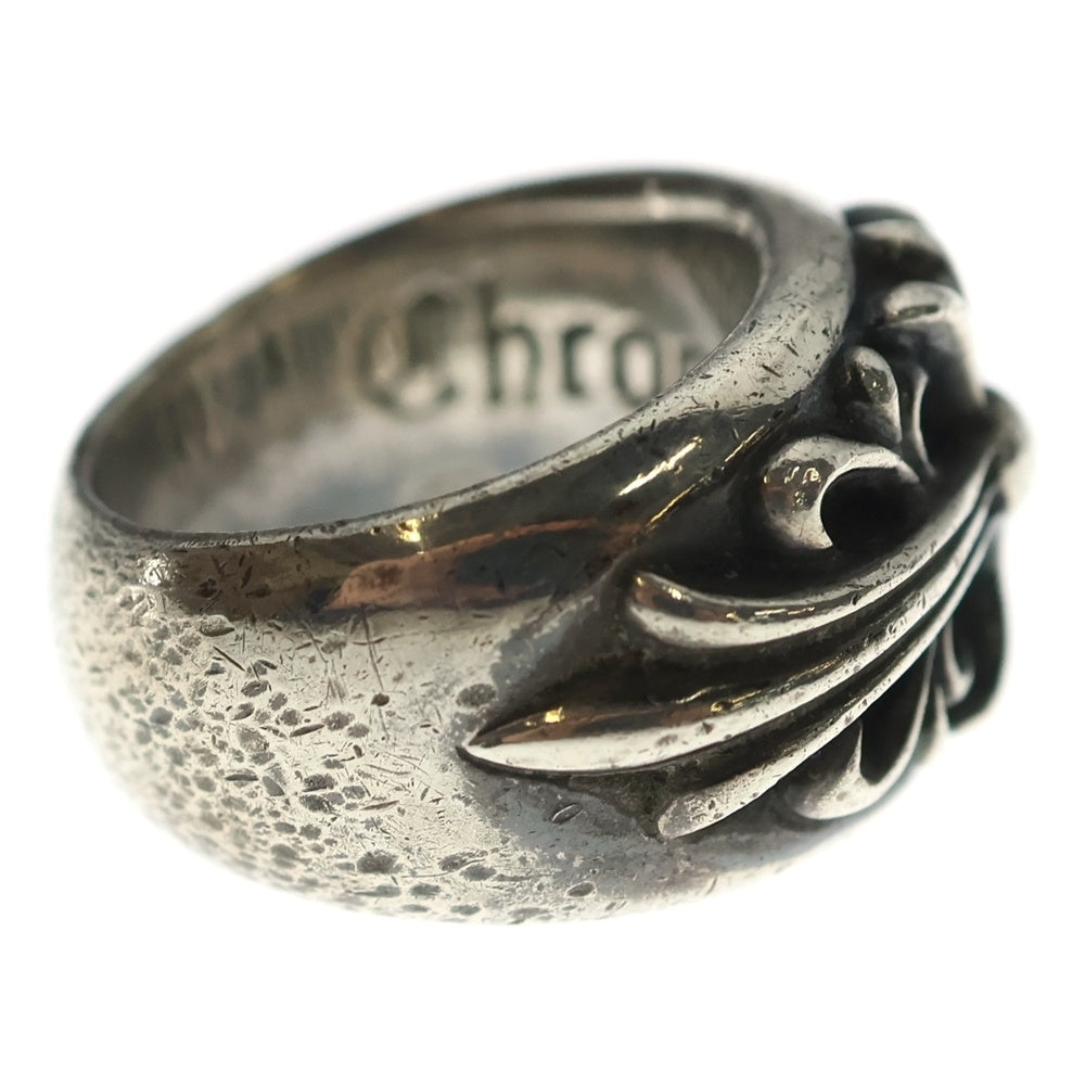 CHROME HEARTS(クロムハーツ) FLRL CRS OLD フローラルクロス リング オールド シルバー BCA346