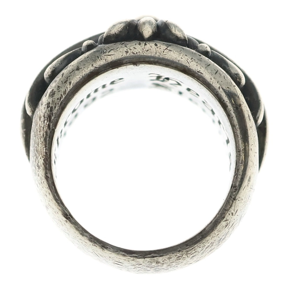 CHROME HEARTS(クロムハーツ) FLRL CRS OLD フローラルクロス リング オールド シルバー BCA346
