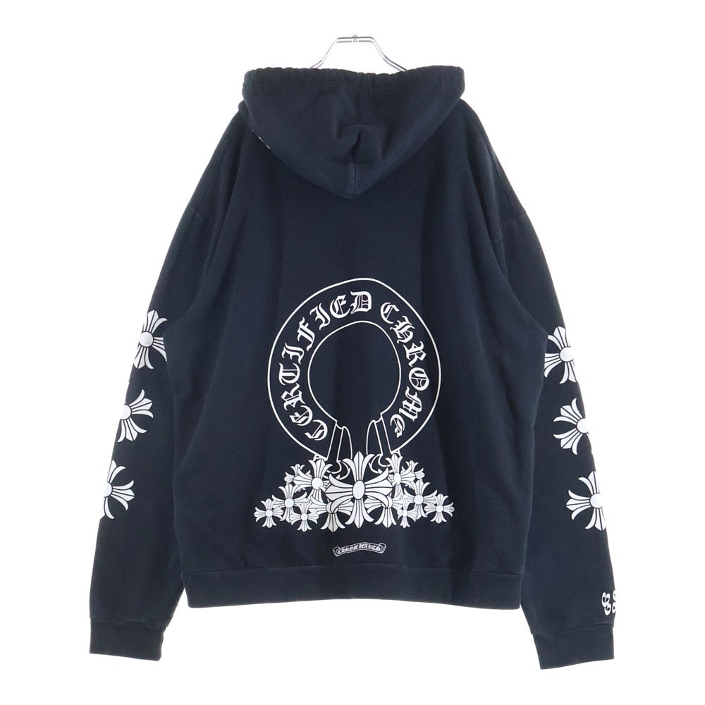 CHROME HEARTS(クロムハーツ) ×DRAKE 2021SS Certified Lover Boy Hoodie ×ドレイク サーティファイドラバーボーイフーディ プルオーバーパーカー ロゴプリント ブラック