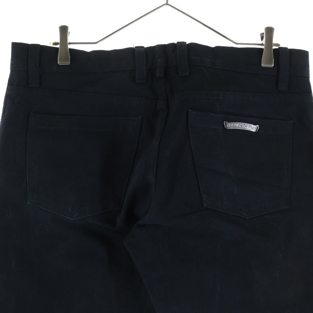 CHROME HEARTS(クロムハーツ) OLD DENIM STRAIGHT PANTS 5POCKET デニムストレートパンツ 5ポケット ブラック