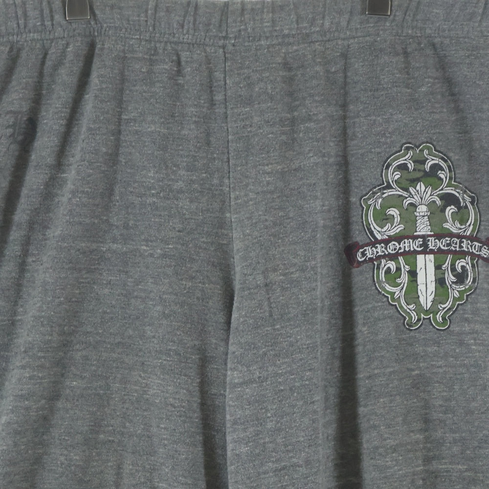 CHROME HEARTS(クロムハーツ) OLD VINE DAGGER SWTSHRT PANTS オールド ヴァインダガー スウェット パンツ グレー