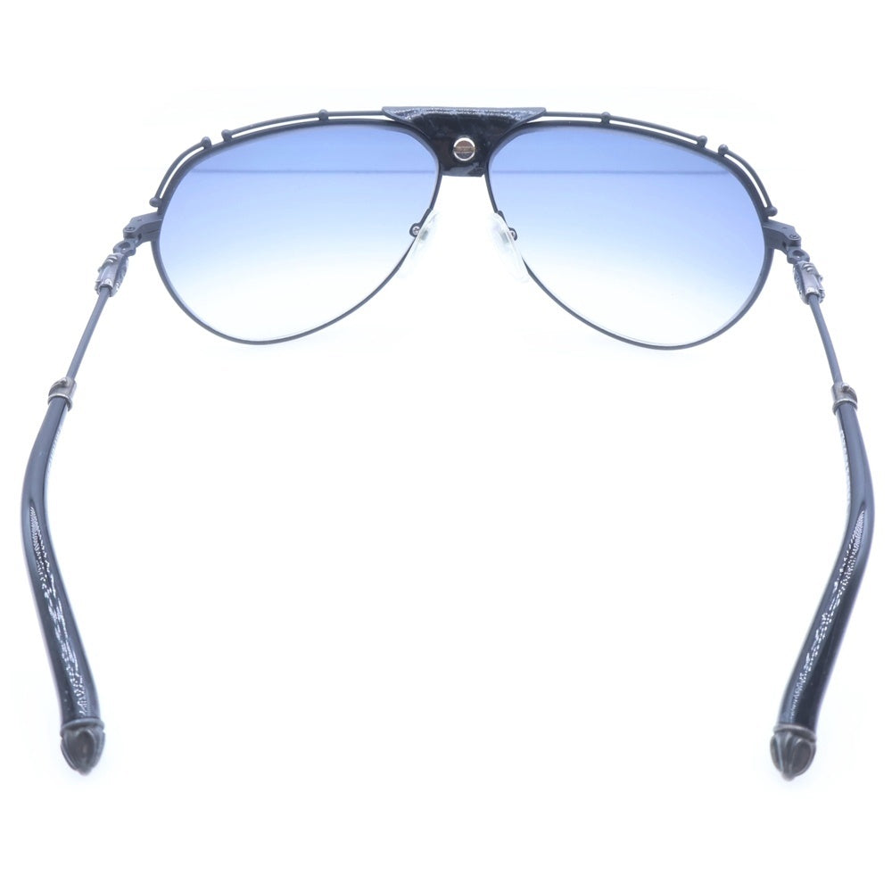 CHROME HEARTS(クロムハーツ) KUFANNAW 2 ダブルブリッジ サングラス ブラック/シルバー