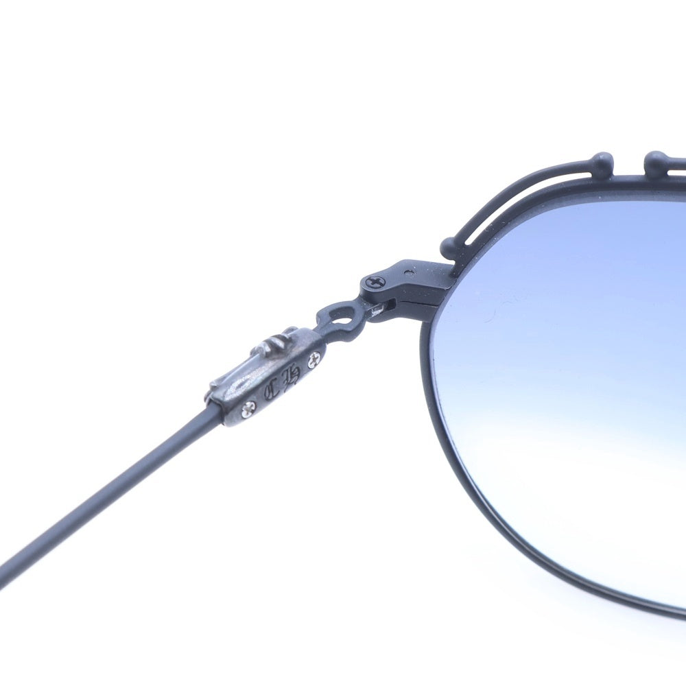 CHROME HEARTS(クロムハーツ) KUFANNAW 2 ダブルブリッジ サングラス ブラック/シルバー