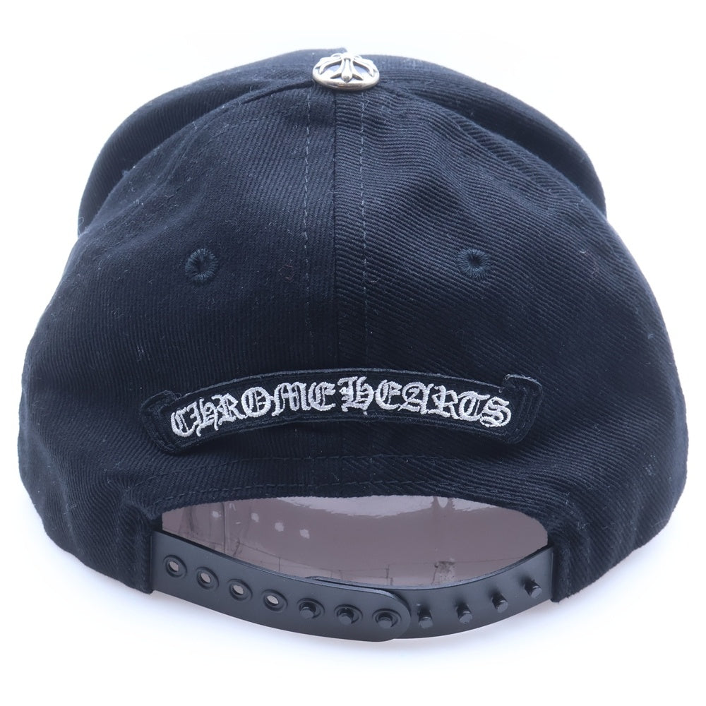 CHROME HEARTS(クロムハーツ) TRUCKER CAP CHクロス刺繍 クロスボールボタン トラッカーキャップ ブラック