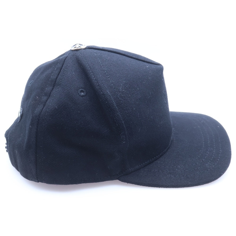 CHROME HEARTS(クロムハーツ) TRUCKER CAP CHクロス刺繍 クロスボールボタン トラッカーキャップ ブラック