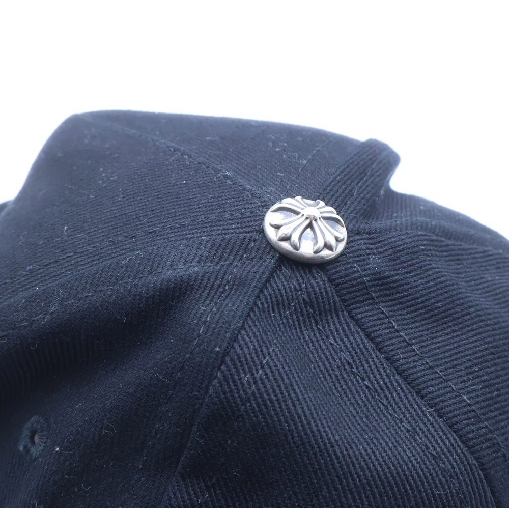 CHROME HEARTS(クロムハーツ) TRUCKER CAP CHクロス刺繍 クロスボールボタン トラッカーキャップ ブラック