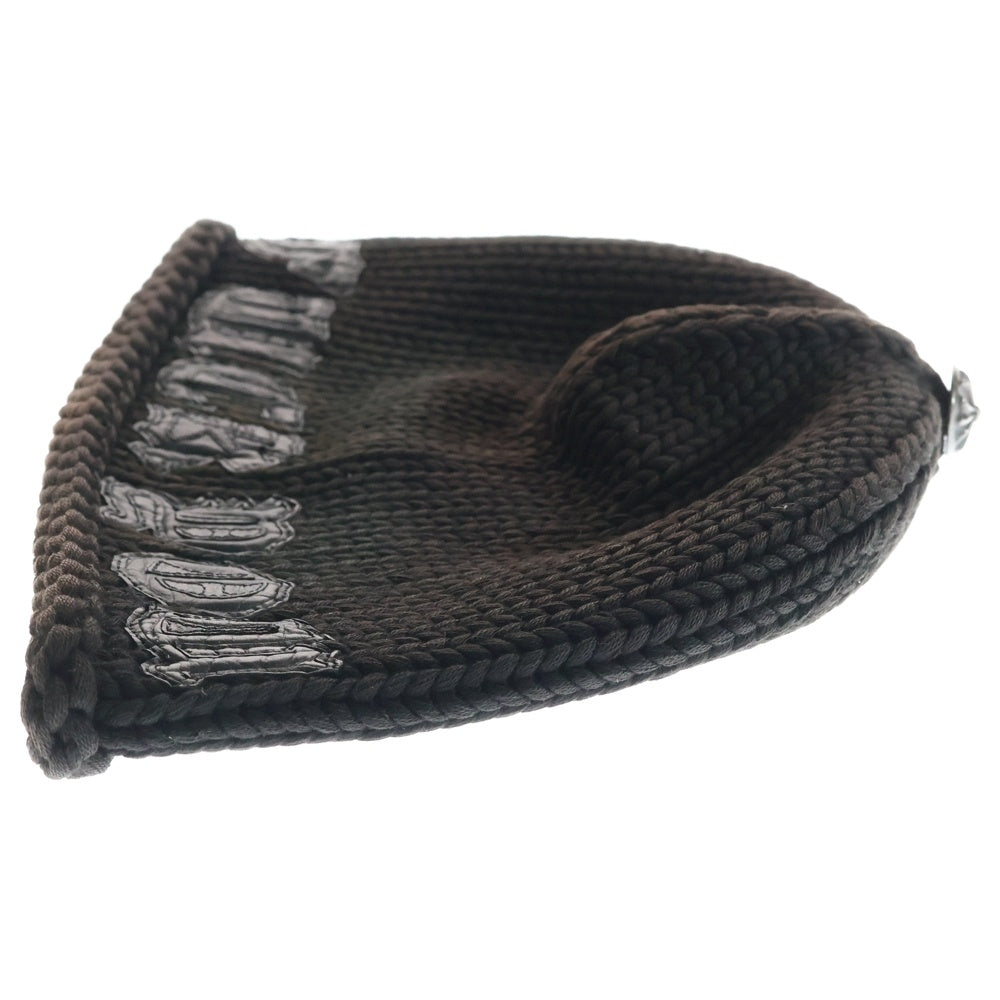 CHROME HEARTS(クロムハーツ) OLD BEANIE CASH FUCK YOUパッチ付きカシミヤビーニー オールド
