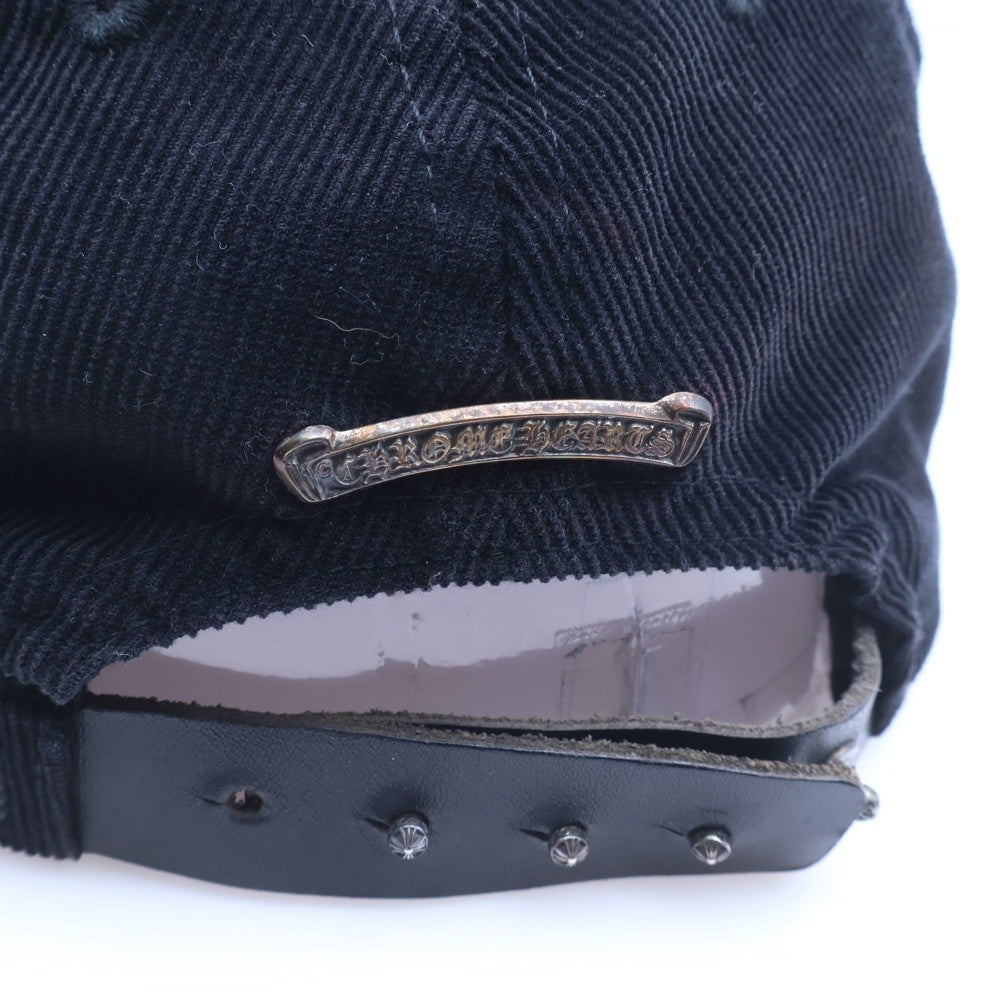 CHROME HEARTS(クロムハーツ) ヴァインダガー刺繍 コーデュロイ トラッカーキャップ