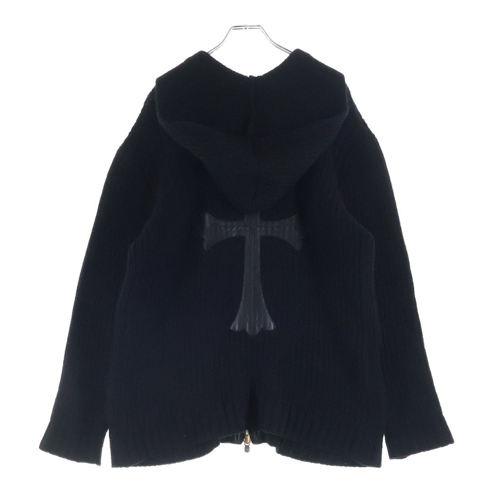 CHROME HEARTS(クロムハーツ) バックCHクロス カシミヤジップアップパーカー