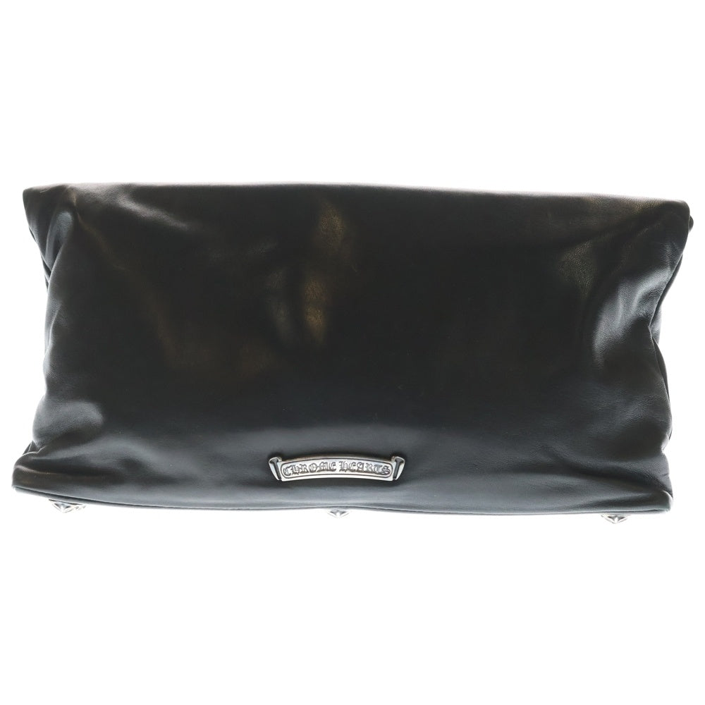 CHROME HEARTS(クロムハーツ) ピラミッドスタッズ レザークラッチバッグ