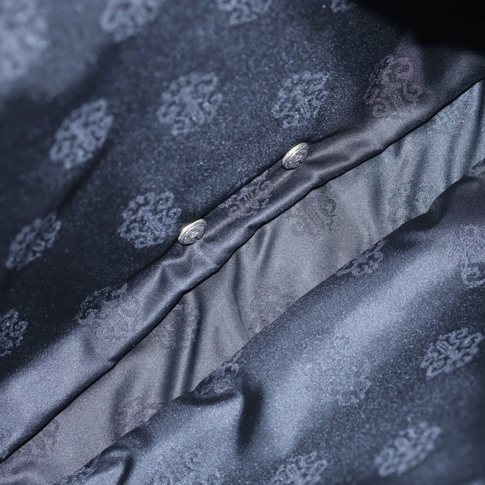 CHROME HEARTS(クロムハーツ) ピラミッドスタッズ レザークラッチバッグ