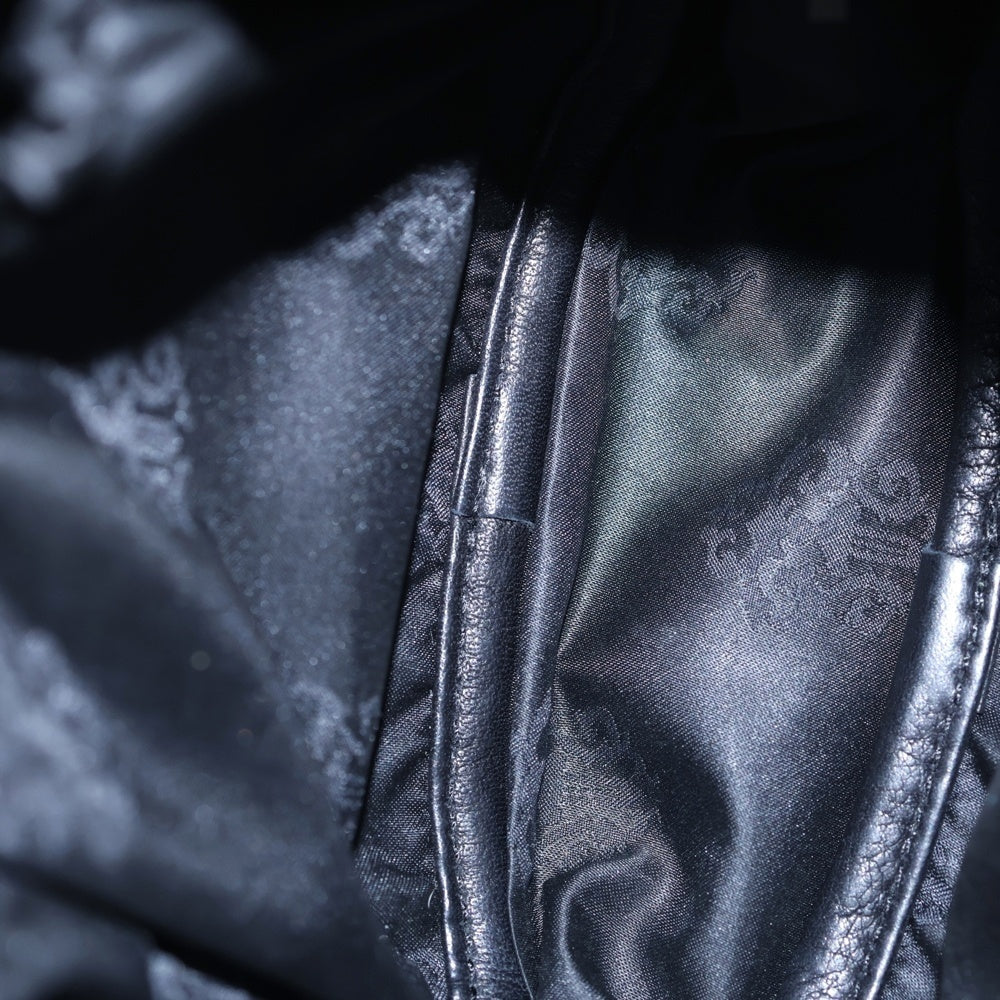 CHROME HEARTS(クロムハーツ) TAKA MINI LTHR タカミニ セメタリークロスパッチレザーショルダーバッグ レディース