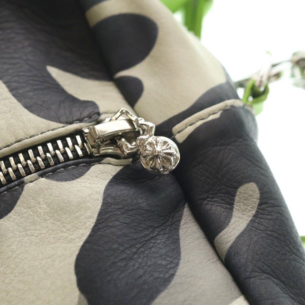CHROME HEARTS(クロムハーツ) TAKA MINI LTHR タカミニ セメタリークロスパッチレザーショルダーバッグ レディース