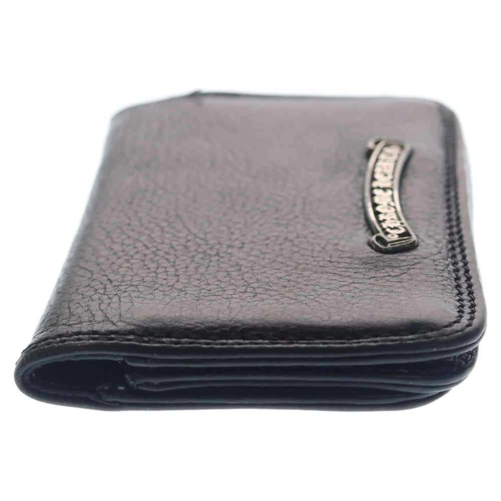 CHROME HEARTS(クロムハーツ) CARD CASE グロメット付きレザーカードケース ブラック