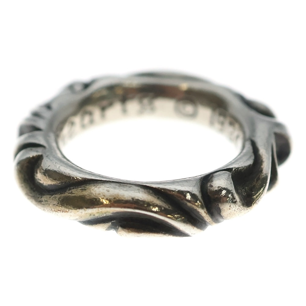 CHROME HEARTS(クロムハーツ) SCRL BAND スクロールバンド リング シルバー BCA351
