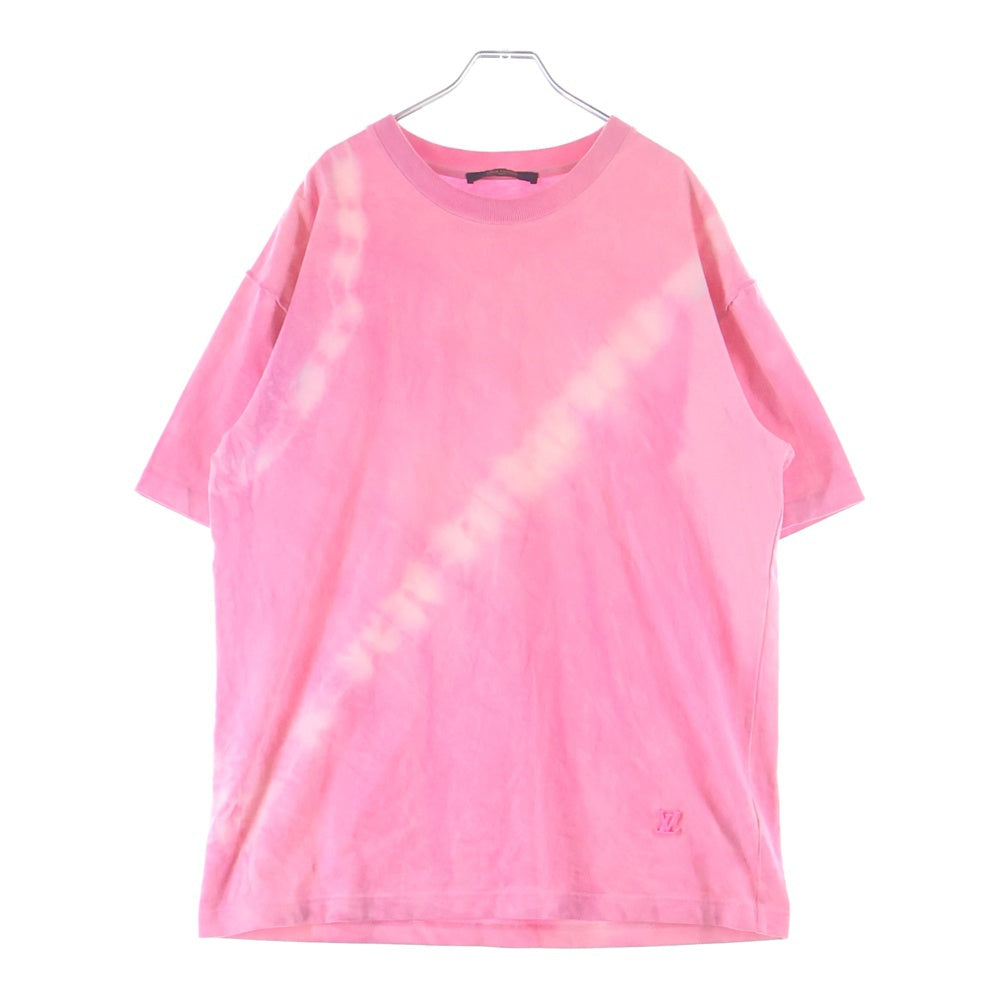 LOUIS VUITTON(ルイヴィトン) 22SS 総柄 タイダイ インサイドアウト 半袖Tシャツ カットソー ピンク