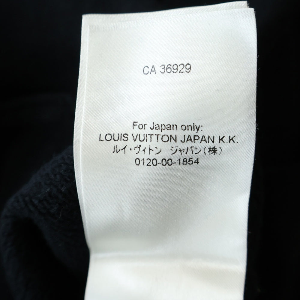 LOUIS VUITTON(ルイヴィトン) 23SS シグネチャーロゴプルオーバーパーカー フーディー ブラック RM231Q IHN HNY56W