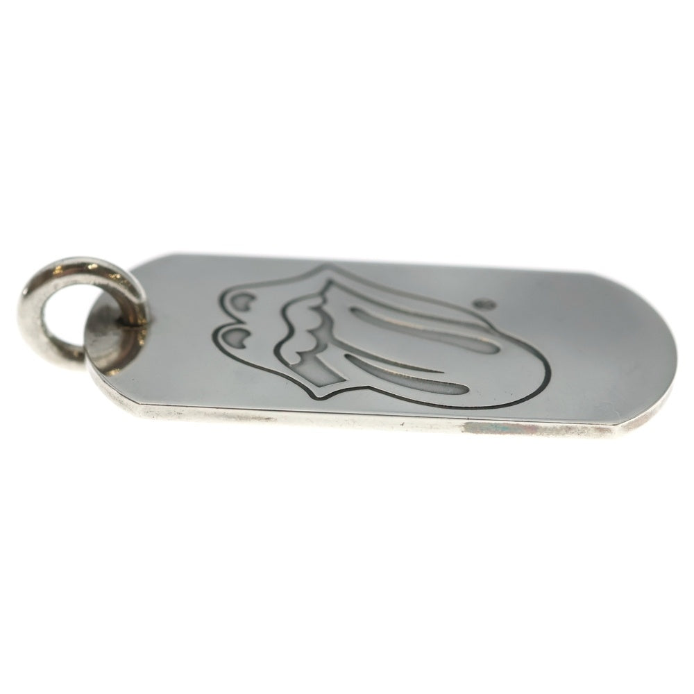 CHROME HEARTS(クロムハーツ) D TAG LRG LT ドッグタグラージリップアンドタン ペンダントトップ シルバー
