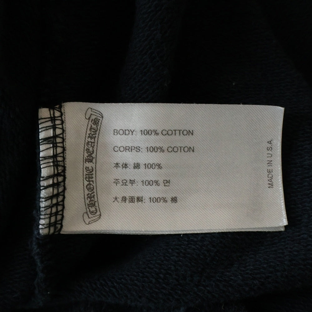 CHROME HEARTS(クロムハーツ) SWTSHRT HD ZIP CHプラス総柄バックホースプリントジップパーカー ブラック