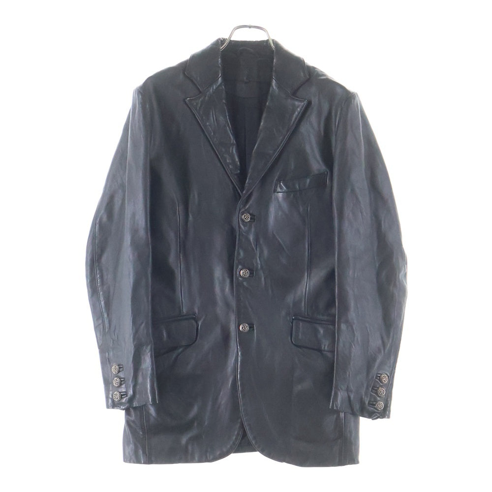 CHROME HEARTS(クロムハーツ) フローラルボタン3B レザーテーラードジャケット