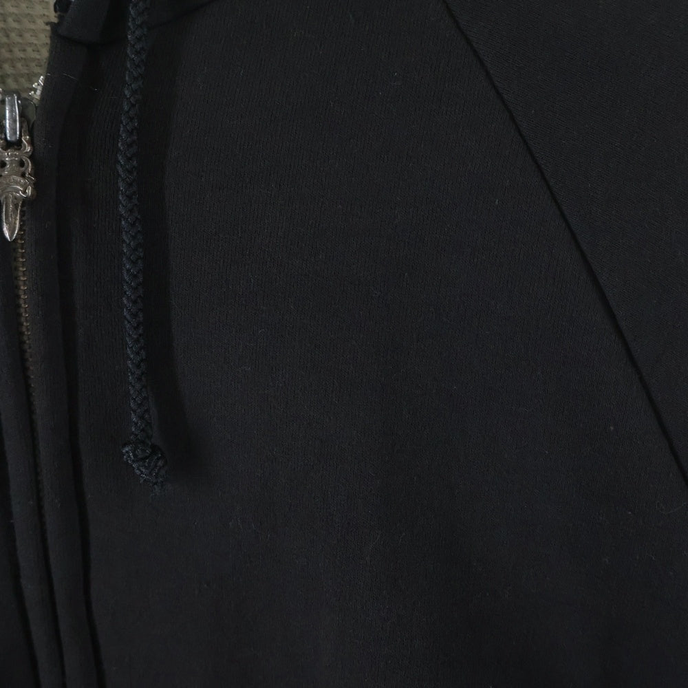 CHROME HEARTS(クロムハーツ) OLD SWTSHRT HD ZIP オールド バックホースシュープリント 裏地サーマル ジップアップパーカー